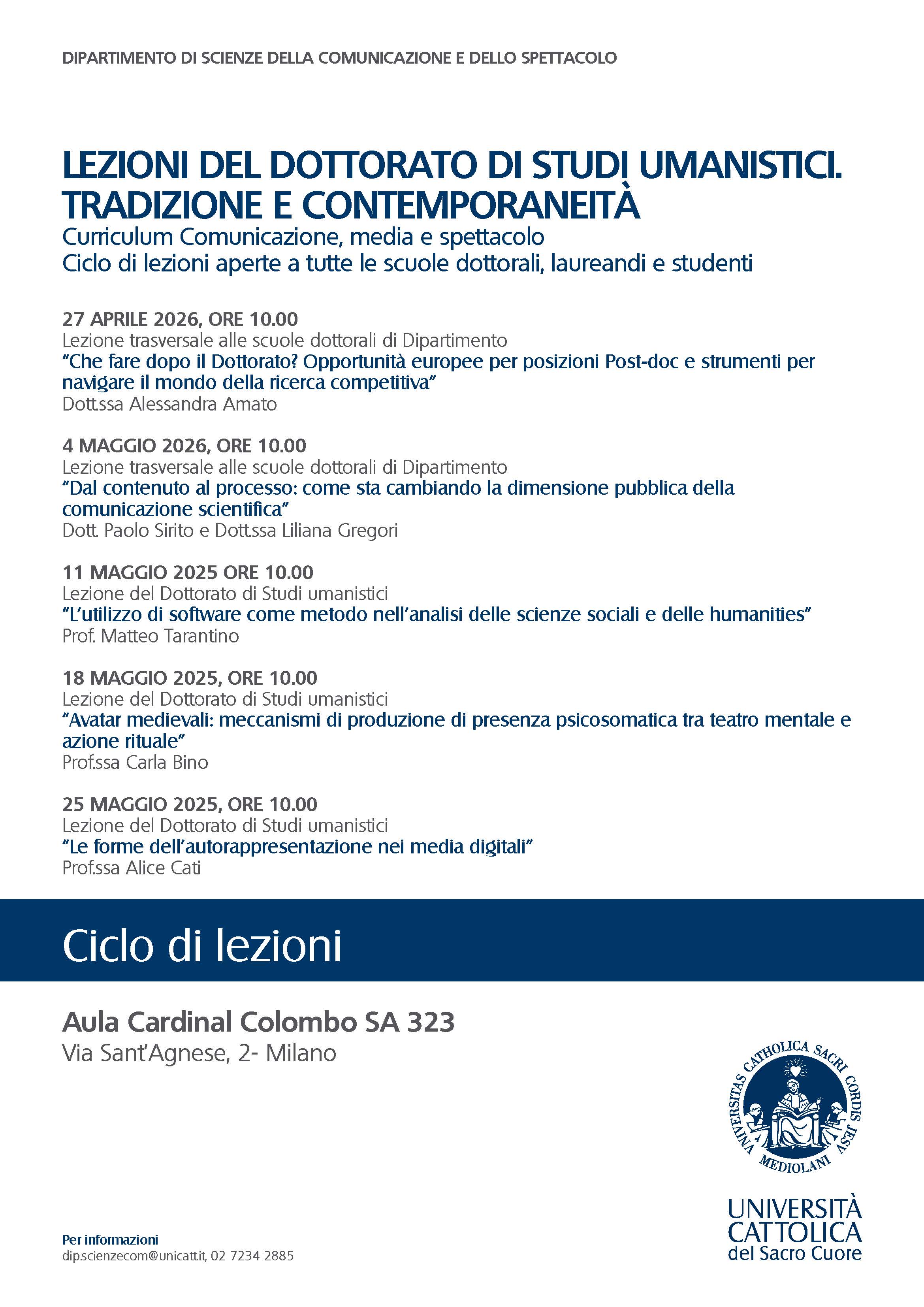 Locandina La tesi di laurea ai tempi dell'IA